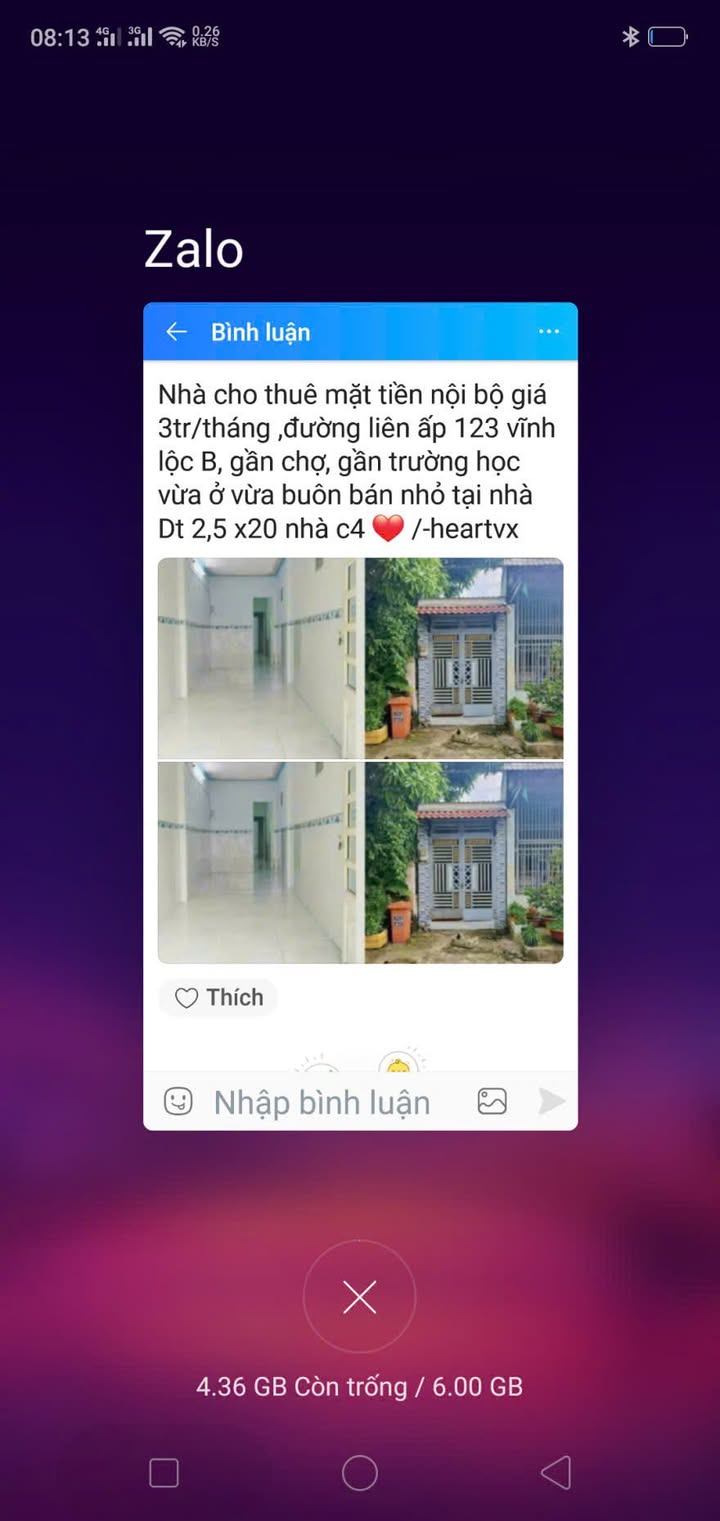 Nhà 2PN 100m² Đường Vinh Lộc B, Bình Chánh - Giá 3 Triệu/Tháng