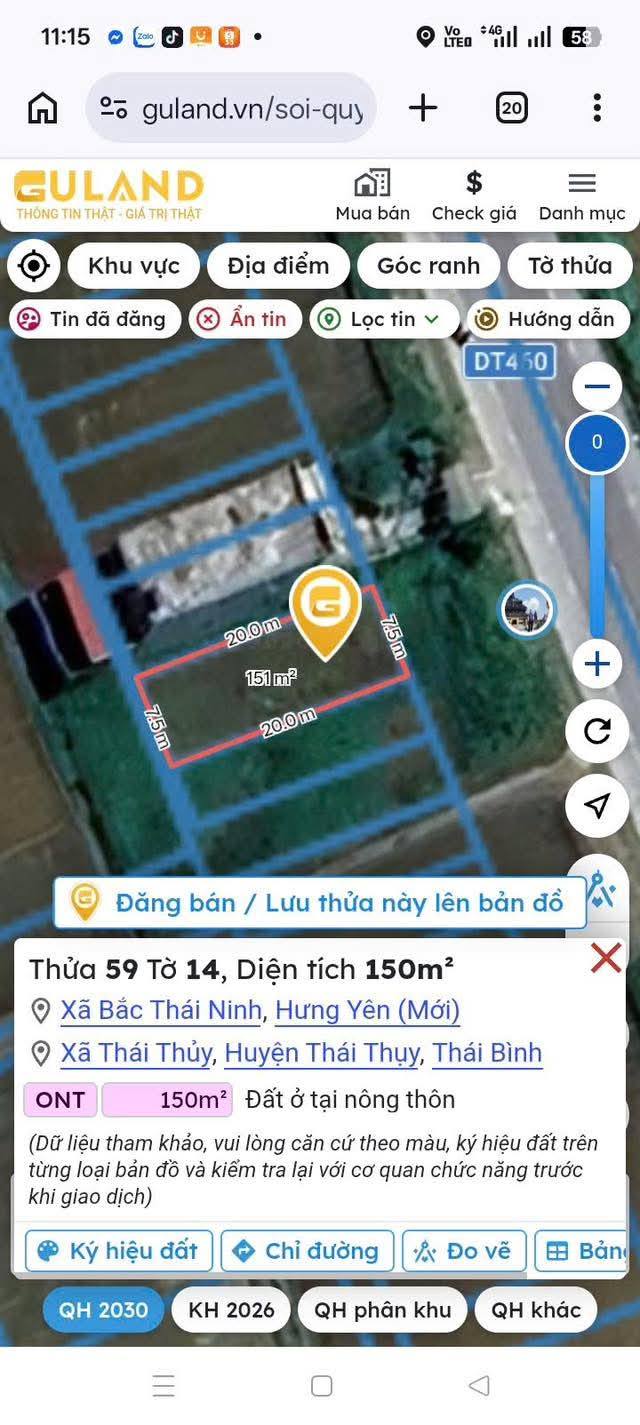 Đất thổ cư 150m² Đường tỉnh Thái Thủy, Thái Thụy - Kinh doanh, Đầu tư tốt