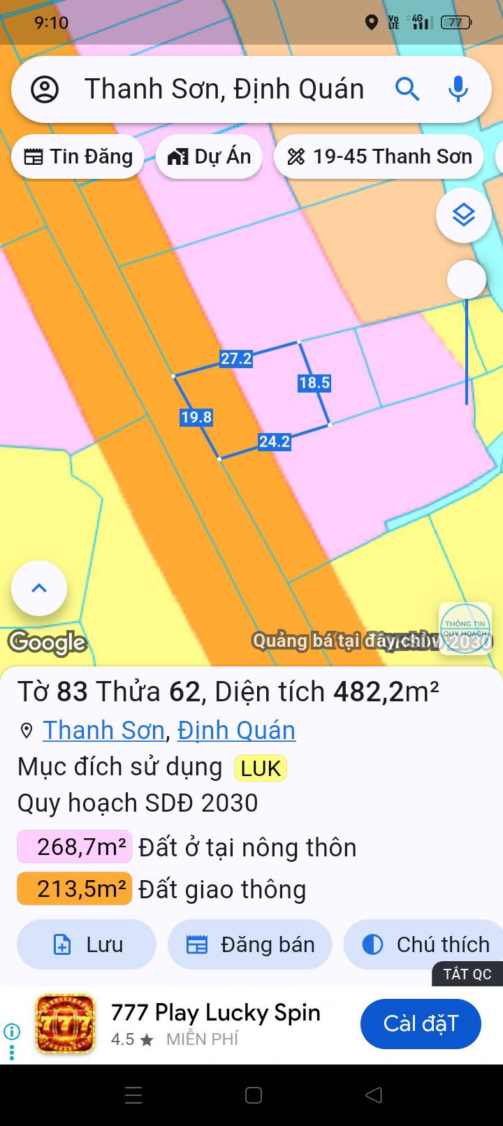 Đất nền Nhơn Trạch 1000m² - Tiềm năng tăng giá vượt trội!