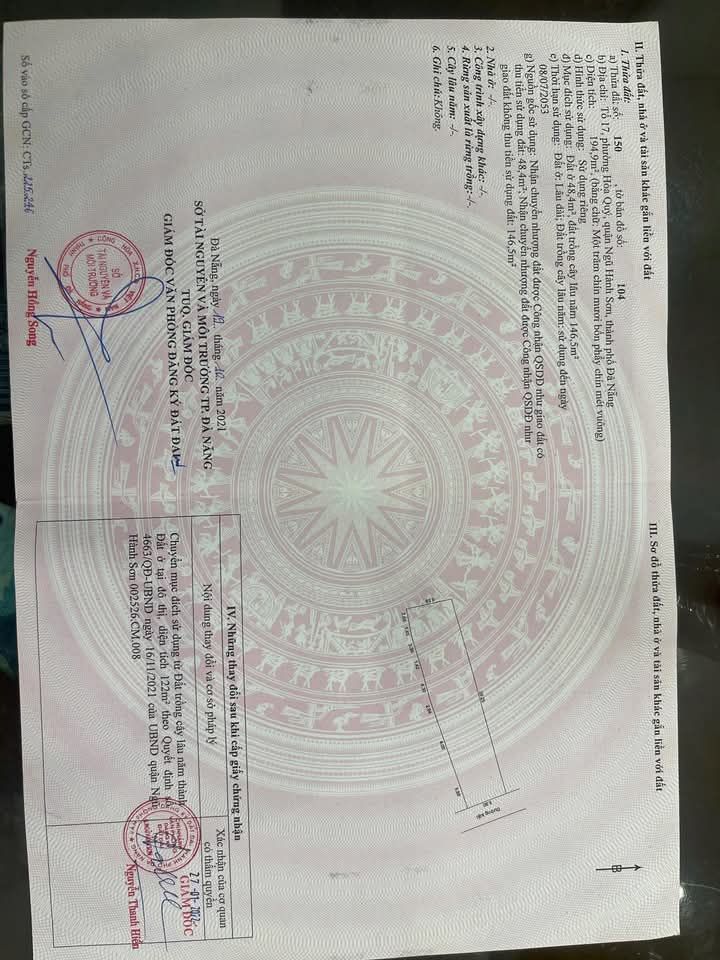 Đất nền Bình Kỳ Hòa Quý 194m² giá 3 tỷ - Đường to ô tô