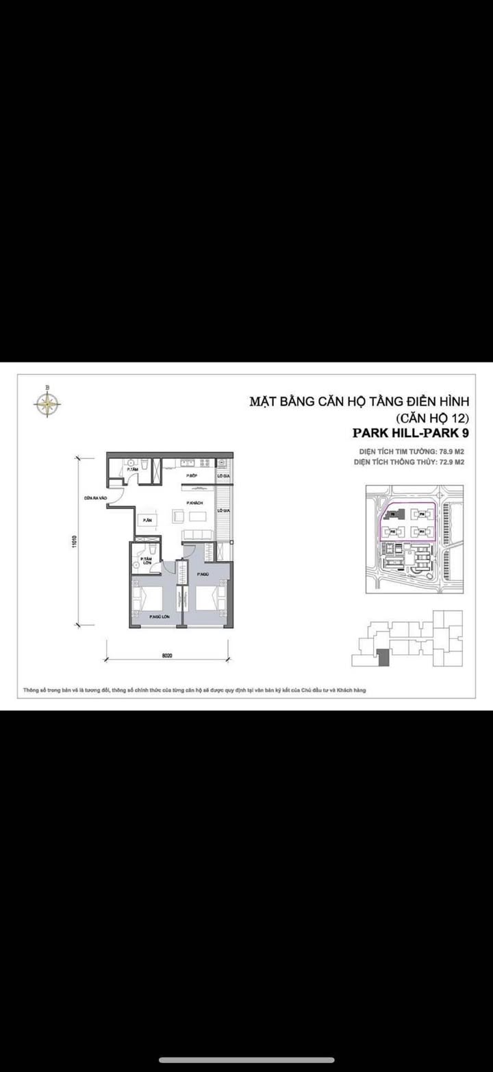 Căn hộ Times City 80m² giá 9 tỷ - Rẻ nhất phân khúc!