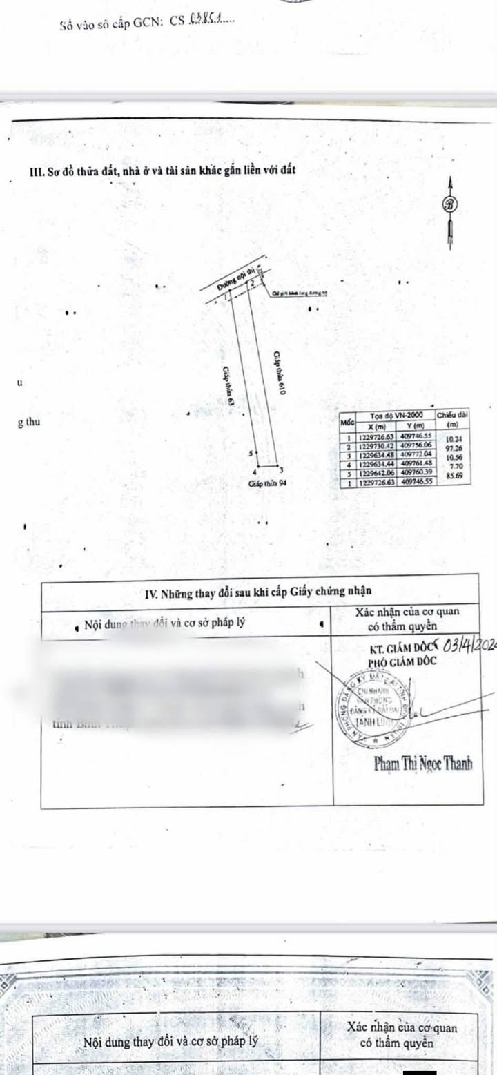 Bán Đất Tánh Linh 970m² Sổ Đỏ - Giá 750 Triệu, Đường 5m