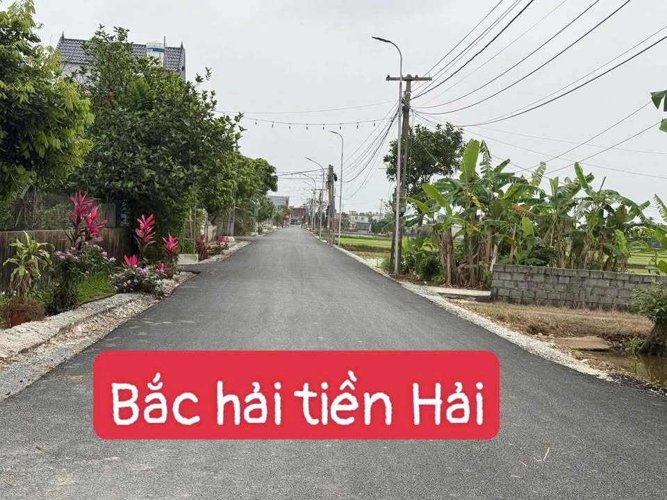 Đất nền Bắc Hải Tiền Hải 106.4m² - Đường to ô tô, sổ đỏ trao tay!