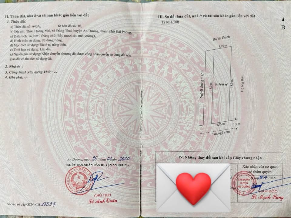 Đất Lô Góc Hoàng Mai 76m² - Ngõ Ô Tô Tận Đất, Sổ Đỏ Sẵn Sàng