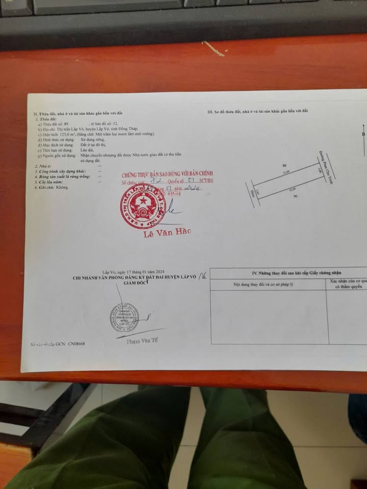 Đất nền Lấp Vò 125m² - Gần chợ, trường học, giá 1.27 tỷ