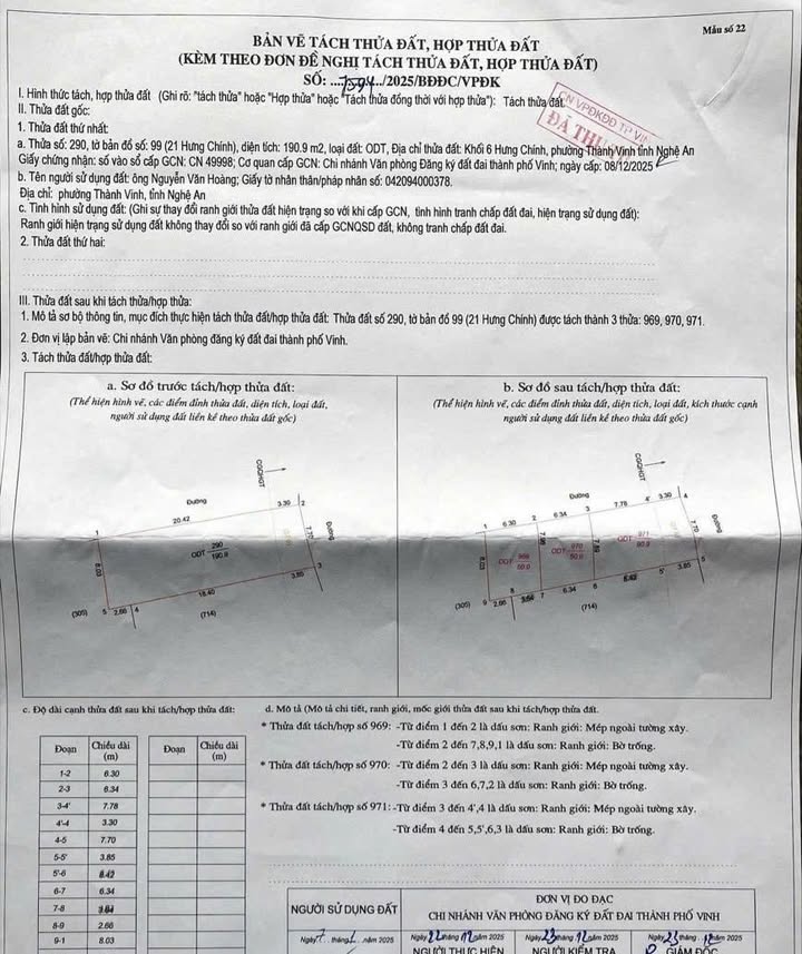 Đất Xóm 6 Hưng Chính - 50m² Hướng Bắc - Sổ Đỏ Chính Chủ - 1.2 Tỷ