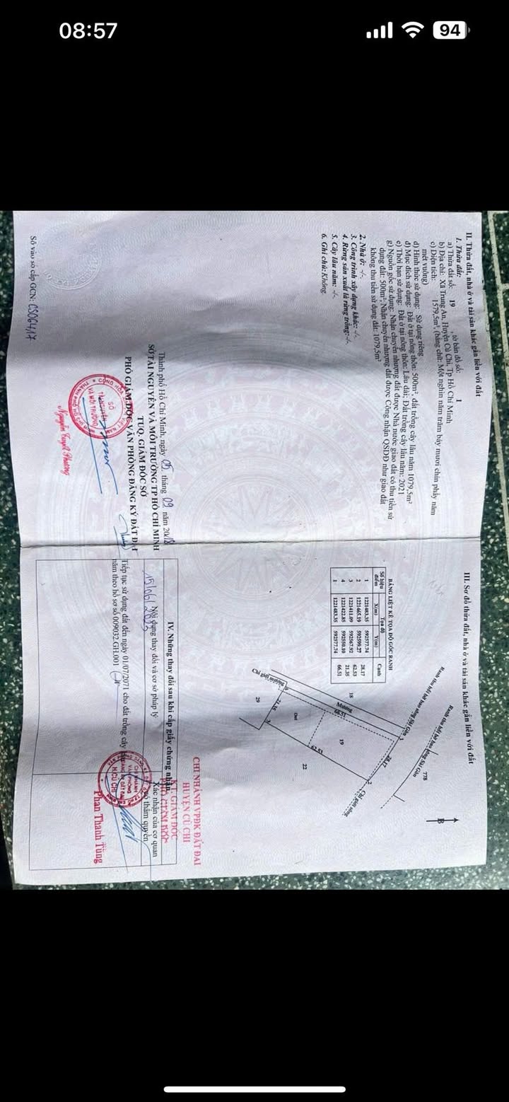 Đất Vườn Nghỉ Dưỡng Mặt Tiền Sông Sài Gòn Củ Chi 1900m² - 12.5 Tỷ