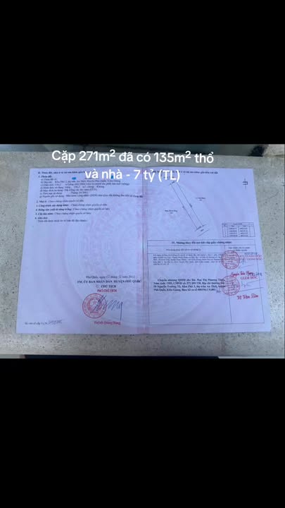 Đất Thổ Cư An Thới, Phú Quốc - 271.9m² Sổ Riêng, Gần Biển Bãi Sao