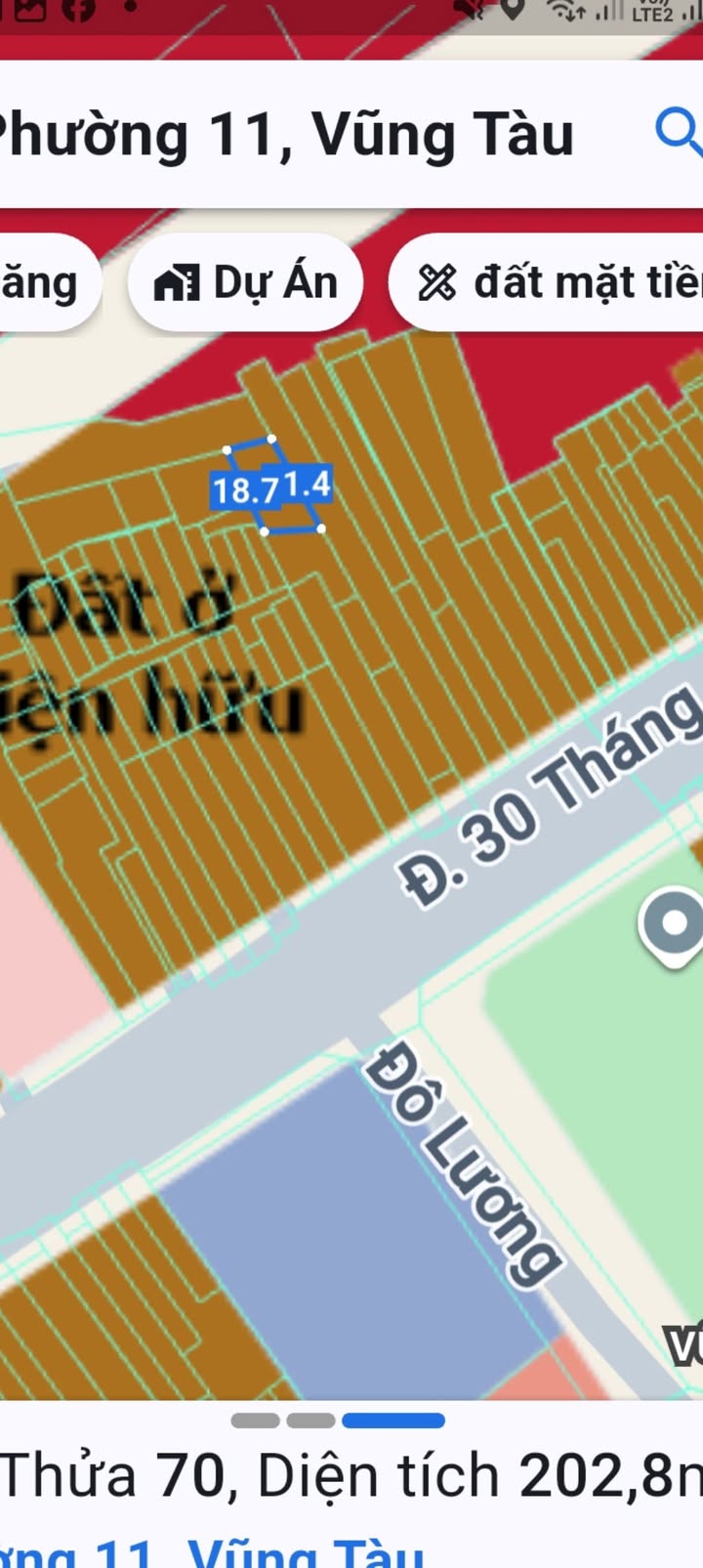 Đất nền TP Vũng Tàu 202m² - Sổ đỏ chính chủ, tiềm năng tăng giá!