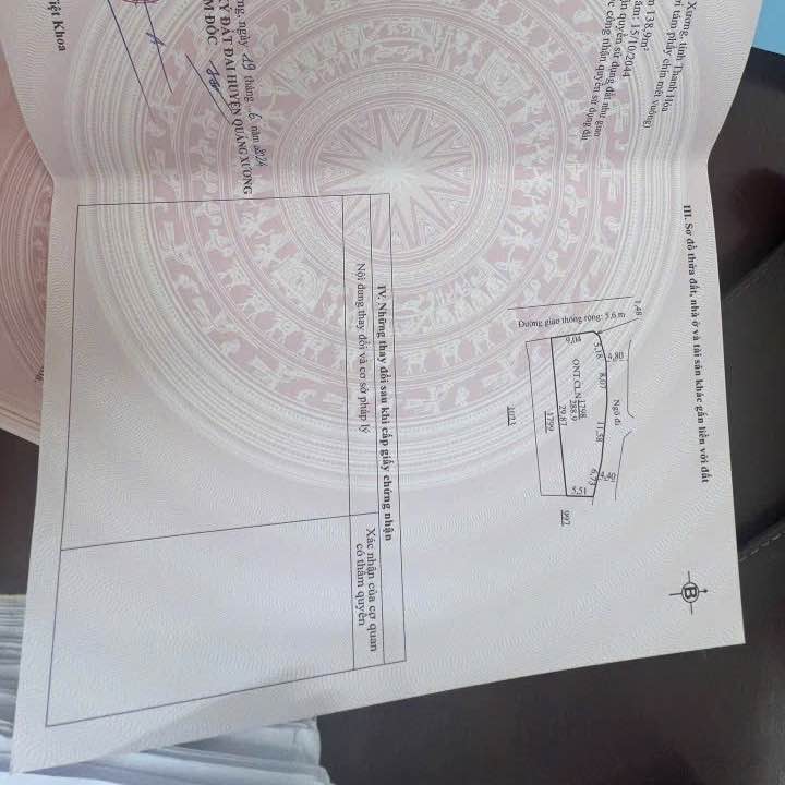 Đất Nền 2 Mặt Tiền Lưu Vệ, Quảng Xương 288m² - Đầu Tư Sinh Lời Vượt Trội