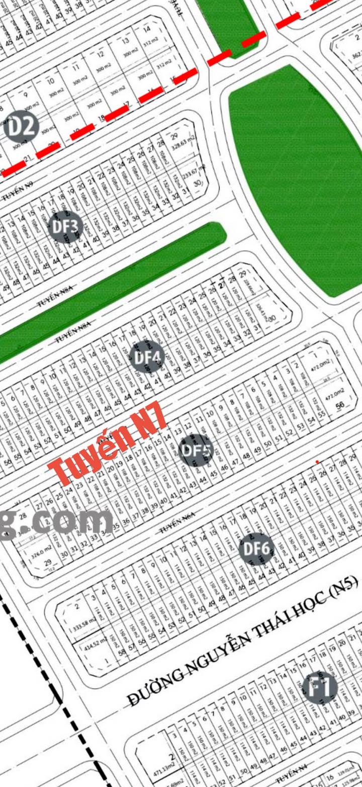 Bán Nền Vàng Golden City Long Xuyên 108m² Hướng Tây Bắc - Sẵn Sổ Đỏ