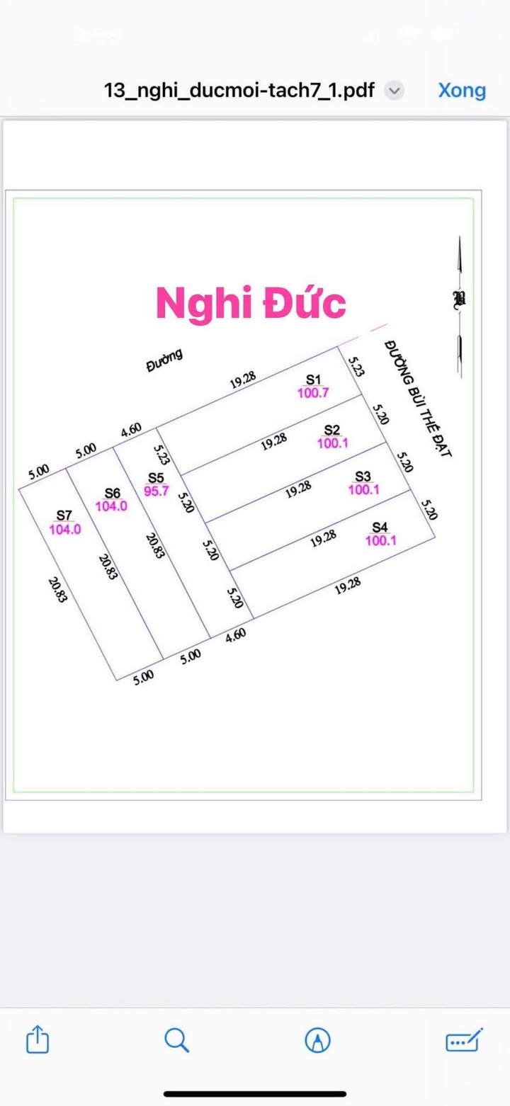 Đất nền Nghi Đức, Nghệ An 100m² - Đường to ô tô, tiềm năng tăng giá!
