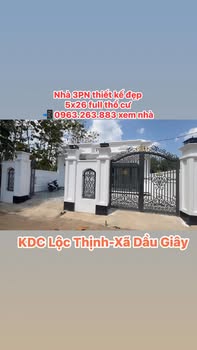 Nhà Cấp 4 Hưng Lộc, Đồng Nai - 130m², 3PN, Sổ Hồng Full Thổ Cư, Giá Tốt