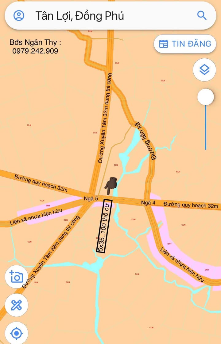 Đất nền Tân Lợi Đồng Phú 175m² - Tiềm năng tăng giá vượt trội!