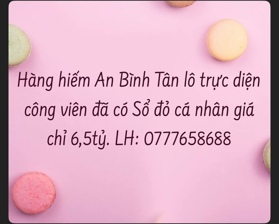 Đất nền An Bình Tân Nha Trang 80m² 6.5 tỷ - Sổ đỏ chính chủ