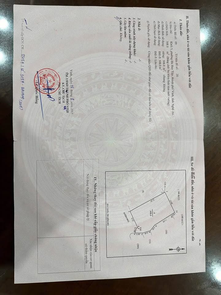 Đất nền lối 2 Hà Huy Tập, TP Vinh 308m² - Tiềm năng tăng giá!