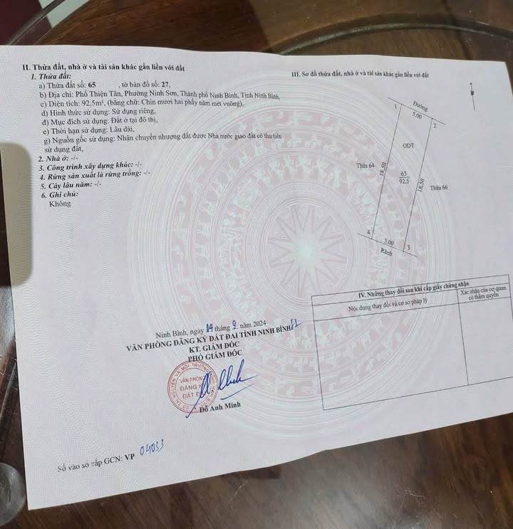 Đất nền Hoa Lư 92m² - Kinh doanh/Đầu tư sinh lời, gần KCN Phúc Sơn