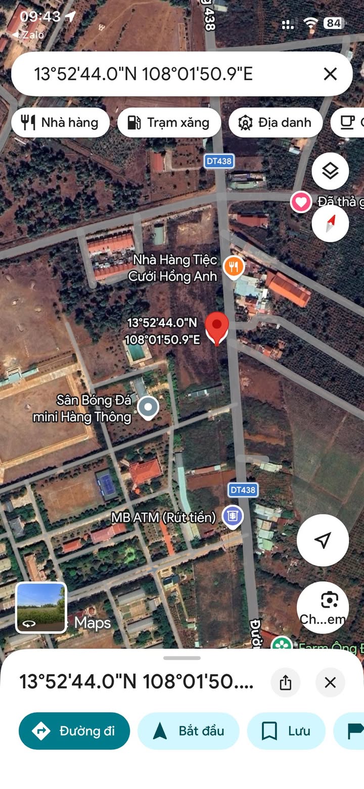 Đất MT Tỉnh lộ 438 Đăk Đoa, Gia Lai - 150m² Full Thổ Cư, Giá Dưới 700 Triệu