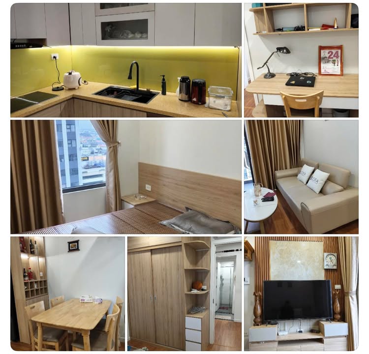 Cho thuê Căn hộ 2PN Vinhomes Smart City - Full nội thất, Giá tốt 12 Triệu