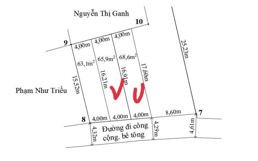 Đất nền mặt đường thông Đặng Cương, Hải Phòng - 66m² - Cơ hội kinh doanh hiếm hoi