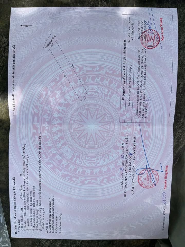 Bán đất 150m² Hòa Minh, Liên Chiểu - Đường ô tô, 1.5 tỷ