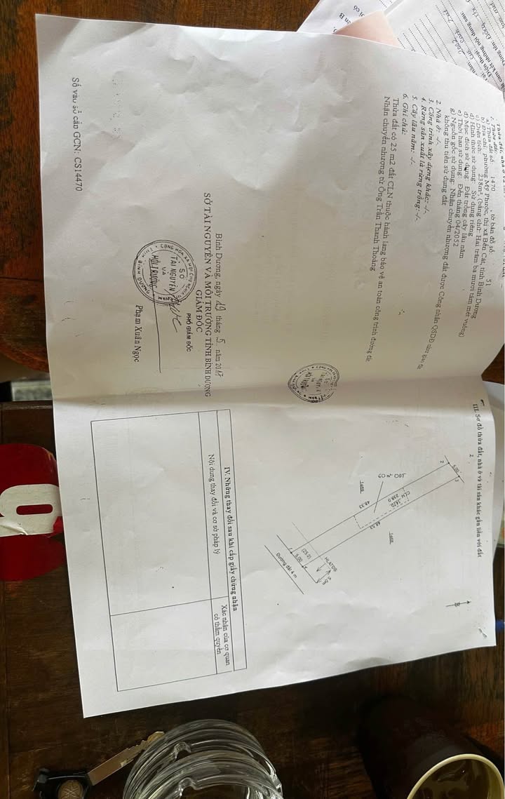 Bán đất Mỹ Phước 2, Bến Cát 240m² - Sổ đỏ thổ cư, giá 1.28 tỷ