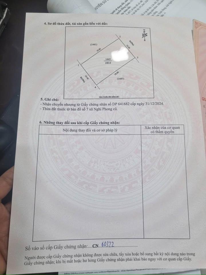 Đất nền Xã Nghi Phong, TP Vinh 180m² - Tiềm năng tăng giá vượt trội!