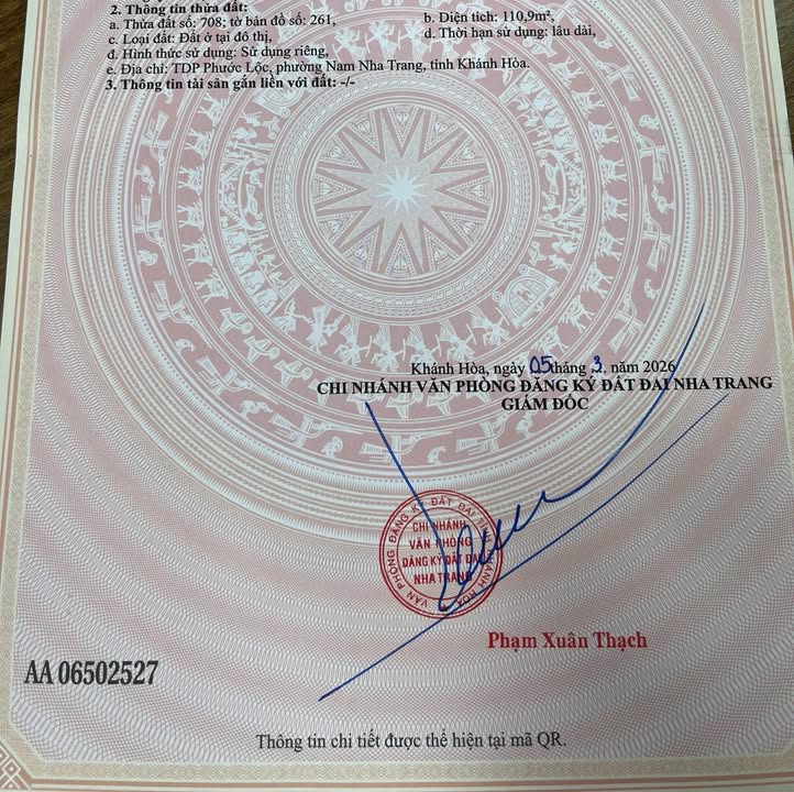 Đất nền Phước Đồng Nha Trang 110.9m² & 117.7m² - Đất thổ cư 100%