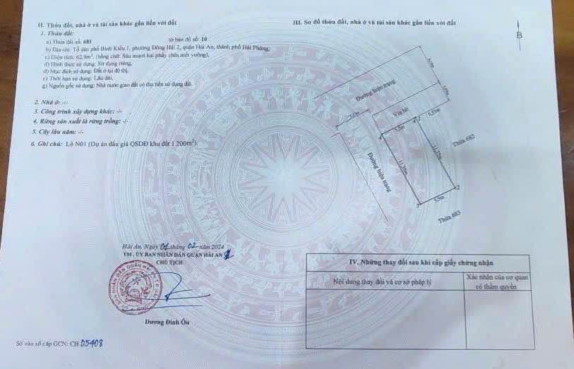 Bán Gấp Lô Góc 2 Mặt Đường Đông Hải, Hải An - 52m² Kinh Doanh Đỉnh Cao