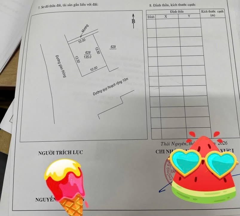 Bán đất Đồng Bẩm Thái Nguyên 135m² Sổ hồng - Giá 2 tỷ