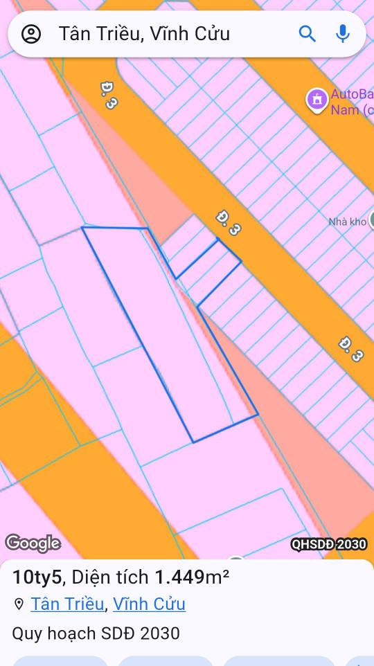 Đất nền Phước Tân Biên Hòa 1500m² - Tiềm năng tăng giá vượt trội!