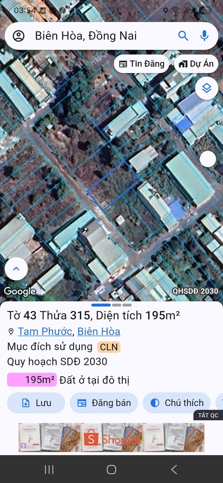 Bán Gấp Đất Thiên Bình, Biên Hòa 195m² Sổ Riêng - Giá Đầu Tư 1.6 Tỷ