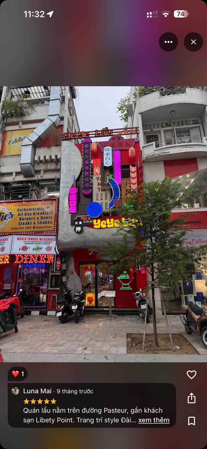 Mặt bằng kinh doanh đắc địa đường Pasteur, Q1 - 68m², 2 tầng, sẵn sàng hoạt động