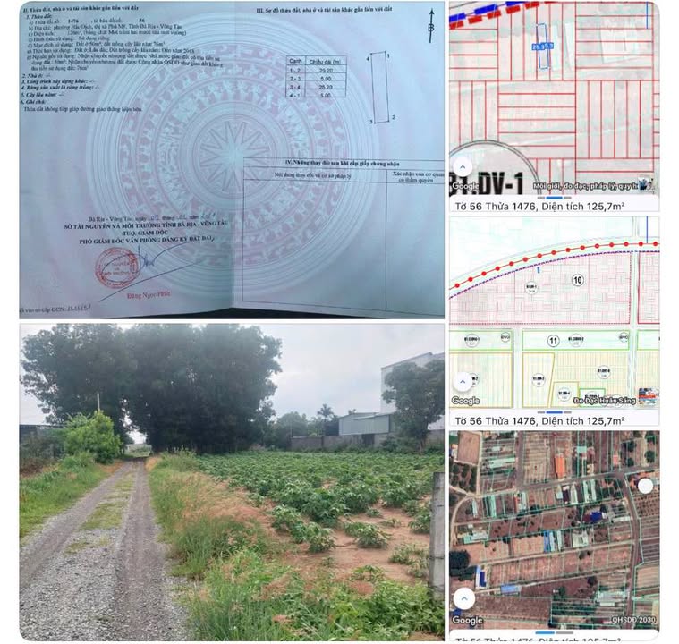 Bán Gấp Đất Vàng KP4 Hắc Dịch - 125m² Giá 999 Triệu - Sổ Thổ Cư