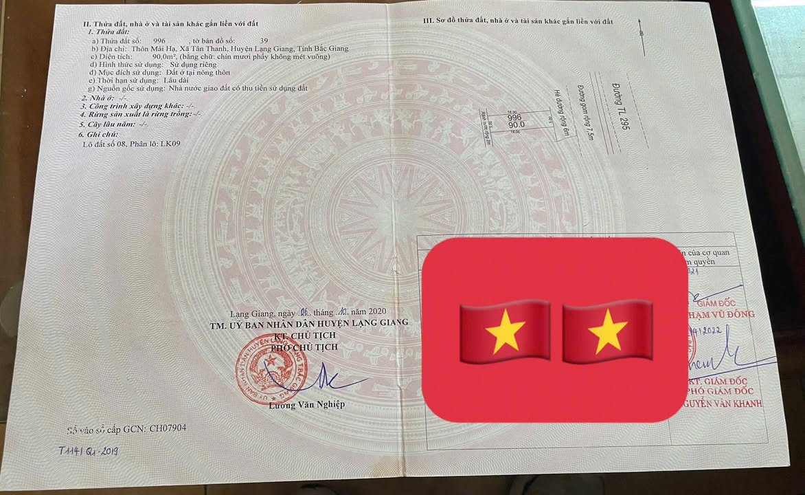 Đất đấu giá Lạng Giang 90m² mặt tiền 5m - Kinh doanh đắc lợi