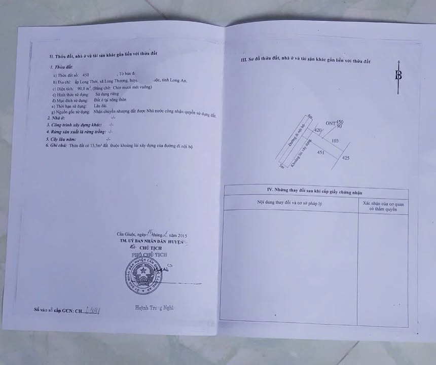 Nhà 1 Trệt 1 Lầu 90m² Hưng Long, Bình Chánh - Giá 2 Tỷ Chính Chủ