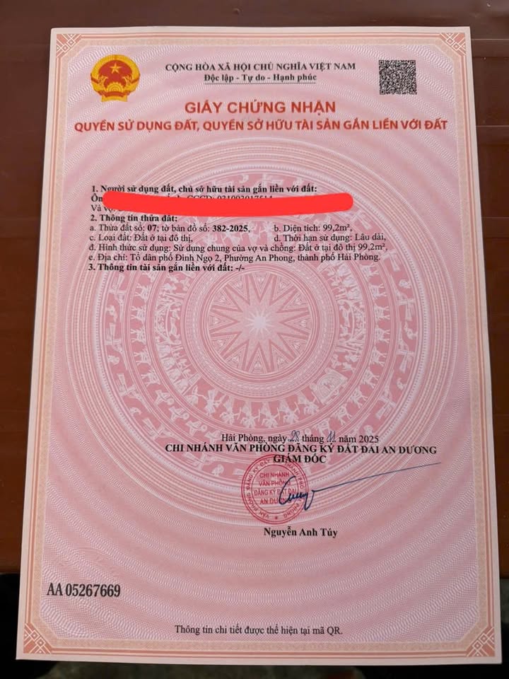 Bán Đất Nền Hồng Phong, An Dương 50.4m² - Sổ Đỏ Vuông Vắn, Giá Tốt