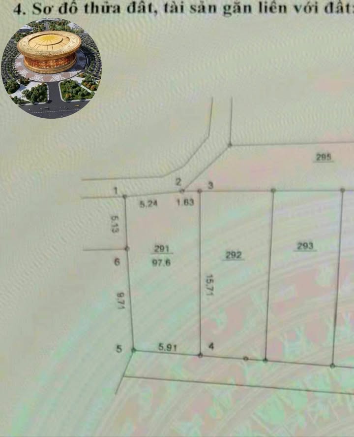 Đất nền Quất Động, Thường Tín 97.6m² - Mặt tiền 6m nở hậu, giá đầu tư