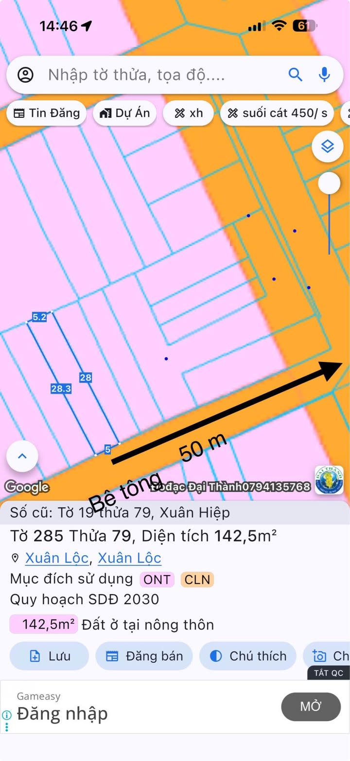 Đất nền Xuân Hiệp Đồng Nai 75m² - Sổ hồng sẵn, mặt tiền kinh doanh