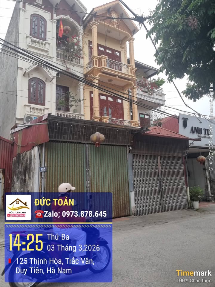 Nhà 3 Tầng 80m² Hòa Mạc, Duy Tiên - Ô Tô Tránh, Gần THPT A Duy Tiên