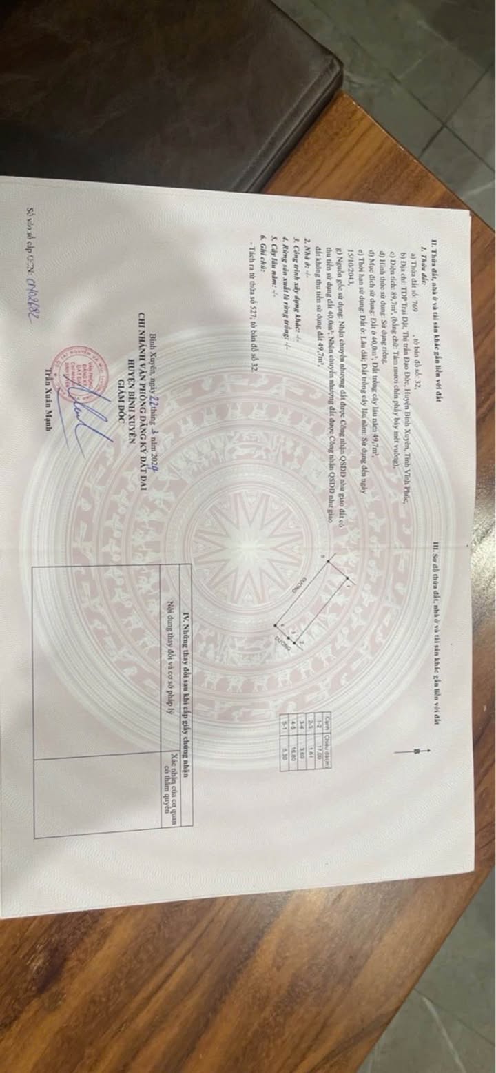 Đất nền góc Đạo Đức, Vĩnh Phúc - 90m² - Sẵn sổ, ô tô vào đất