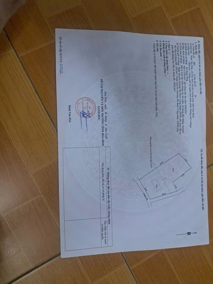 Bán Đất Vườn 3800m² Lương Sơn, Hòa Bình - Thế Đất Vượng Khí