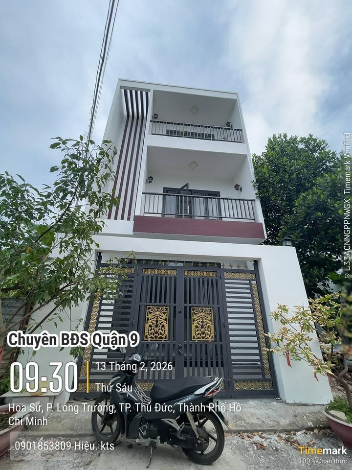 Bán Nhà 3 Tầng 55m² Trung Tâm Long Trường, TP. Thủ Đức - 4.55 Tỷ