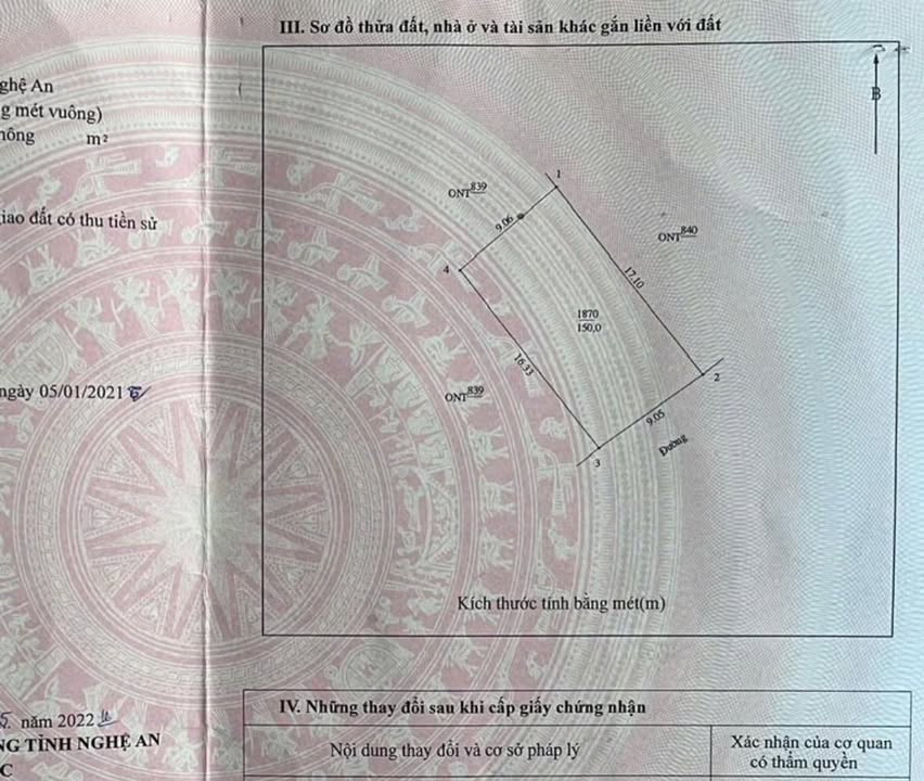 Bán Đất Xóm Thái Học, Nghi Thái 150m² - Sổ Đỏ Rõ Ràng, Giá Tốt