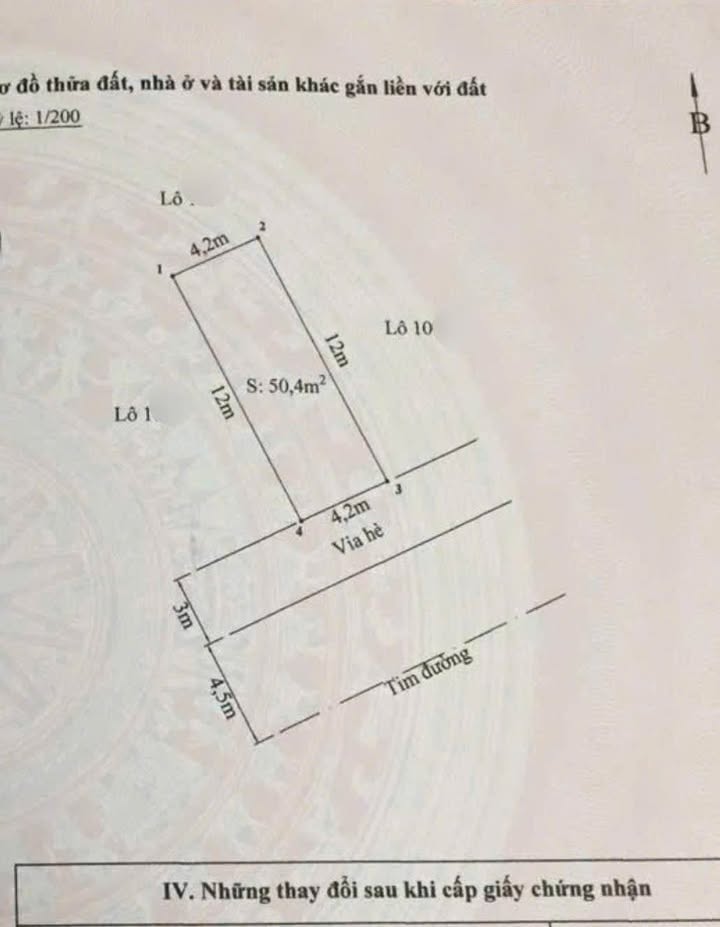 Lô Đất TĐC Tràng Cát, Hải An 50.4m² - Sổ đỏ chính chủ, tiềm năng đầu tư!