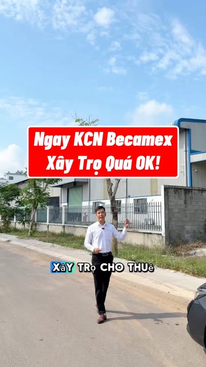 Cho thuê kho xưởng KCN Becamex, Bình Phước - Sẵn sàng hoạt động