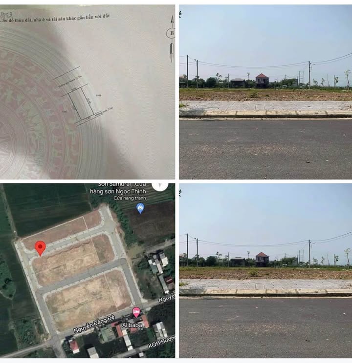 Đất nền KQH Hương An - An Nam 144m² - Sổ hồng sẵn, giá dưới 2 tỷ!