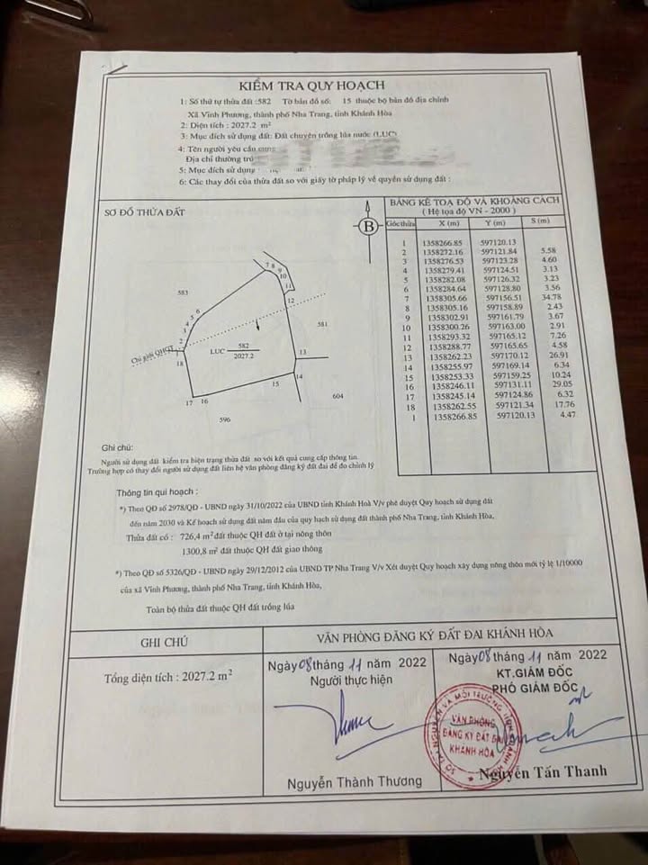 Đất thổ cư 726m² Diên Khánh - Sổ đỏ sẵn, gần QL liên vùng