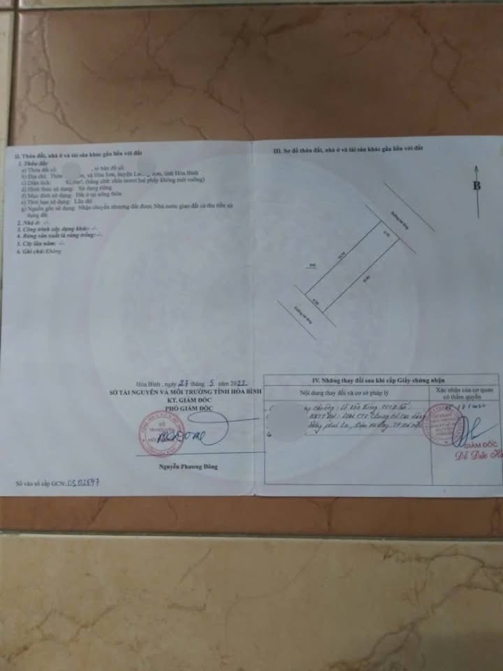 Đất Lương Sơn 90m² - Sổ Đỏ Full Thổ Cư, Chính Chủ Bán Gấp