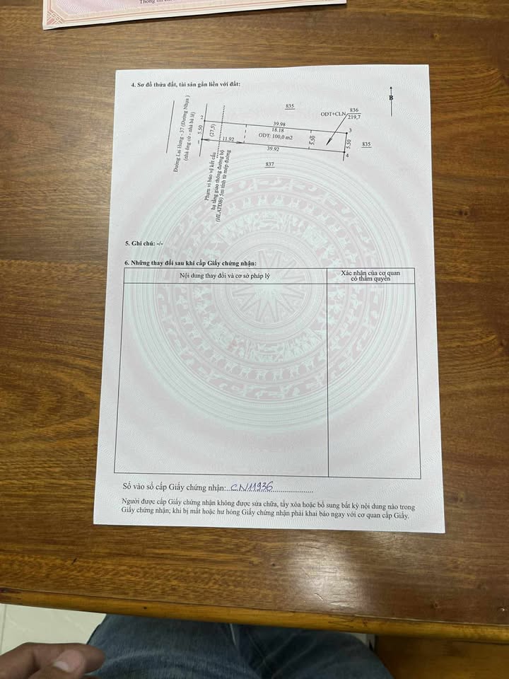 Đất Nền Lai Hưng Bàu Bàng 215m² - Sổ Đỏ Chính Chủ